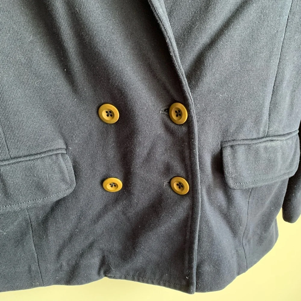 J Crew Navy Blue Double Breasted Career Blazer